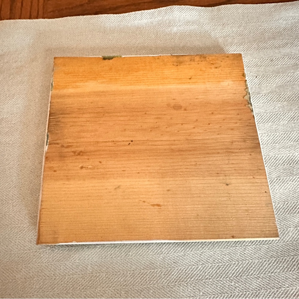Floral Painted Wooden Plaque - Picture 5 of 5